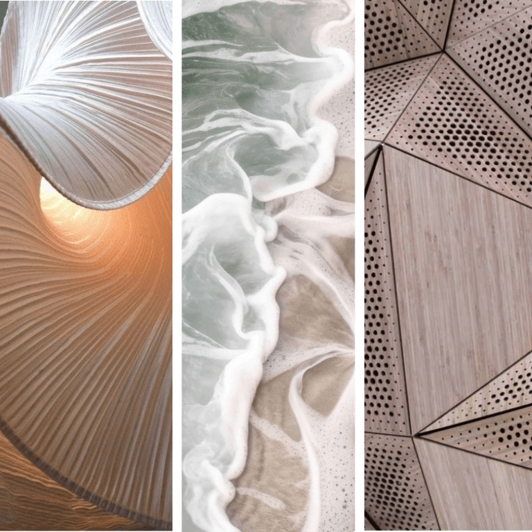 Moodboard voor interieuradvies in zachte beige tinten met een warme, neutrale uitstraling