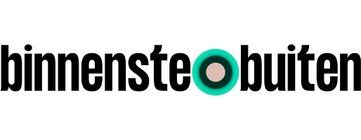 Logo van het tv-programma BinnensteBuiten, waarin het interieur van interieurstylist Puck Styling te zien was