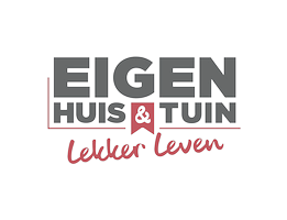 Logo van het tv-programma Eigen Huis & Tuin, waarin het interieur van Puck Styling te zien was