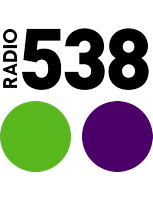 Logo van Radio 538, waar Puck Styling nummer twee van de BaanNaam werd
